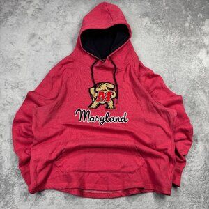 University of Maryland Terrapins Womens Embroidered Hoodie Sweatshirt Pullover